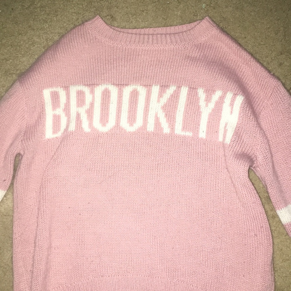 Pink 7/8 girls sweater